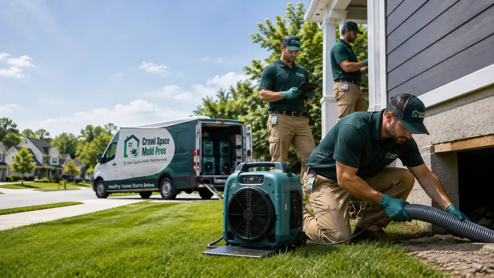 Crawl Space Mold Removal in Jamestown, OH